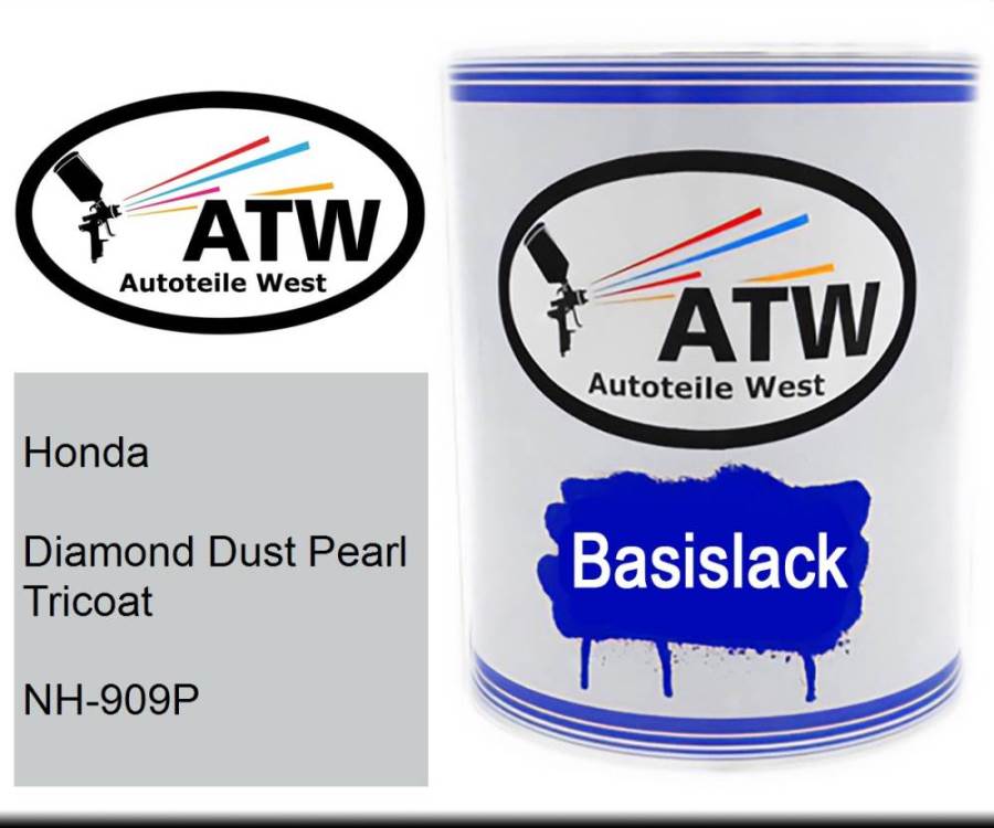 Honda, Diamond Dust Pearl Tricoat, NH-909P: 1L Lackdose, von ATW Autoteile West.